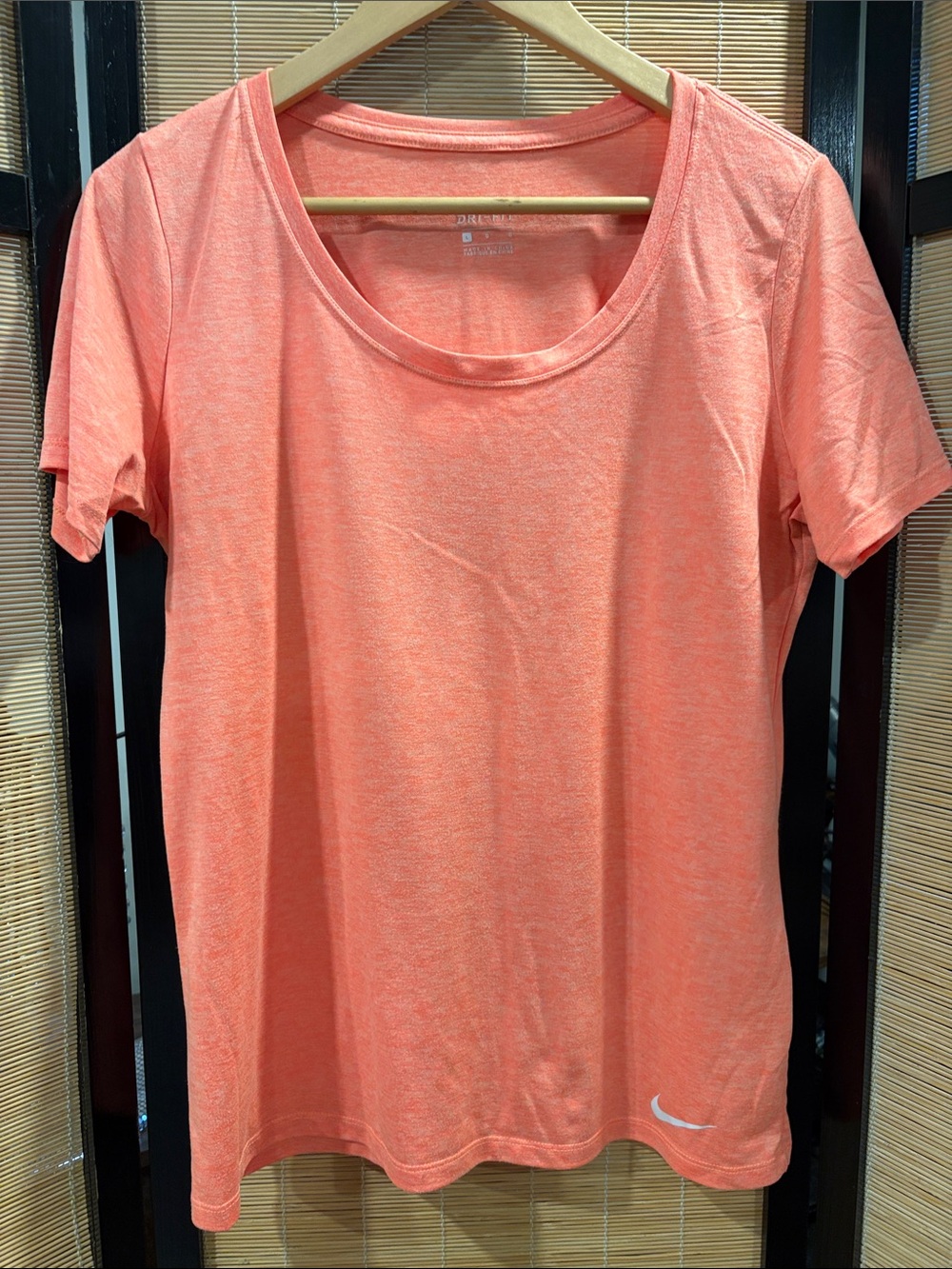 Nike Women's Coral Scoop Neck Short Sleeve Tee